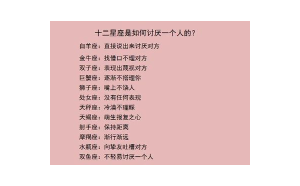 白羊座分手后不會(huì)回頭的十大表